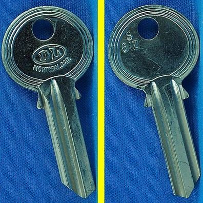 DL Schlüsselrohling S61Z für Zeiss Ikon System SK5 Normalprofil - kurze Ausführung