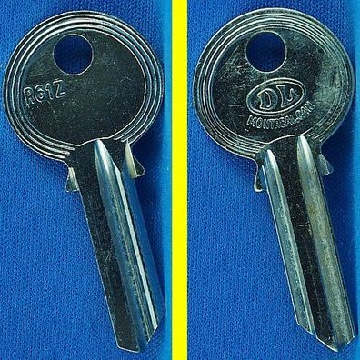 DL Schlüsselrohling R61Z für Zeiss Ikon Profil N2 - Profilzylinder PZ - Türzylinder