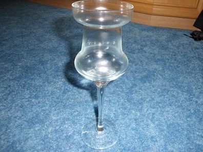 schöne einfache Vase / Kerzenhalter / Deko ---Klarglas