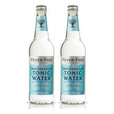 Fever-Tree Mediterranean Tonic Water 2x 500ml = 1000ml - Inkl. Pfand Mehrweg