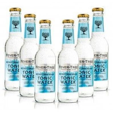 Fever-Tree Mediterranean Tonic Water Set - 6x 200ml inkl. Pfand Mehrweg