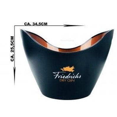 Friedrichs Gin - Flaschenkühler Ice Bucket Flaschen Kühler Eiswürfelbehälter sc
