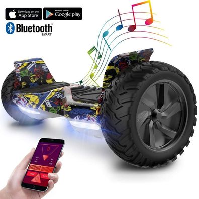 Evercross 8,5 Zoll Hoverboard SUV Landrover Camouflage Bluetooth