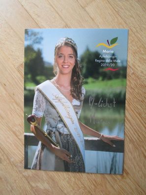 Apfelkönigin Regina delle Mele 2019/2020 Maria - handsigniertes Autogramm!!!