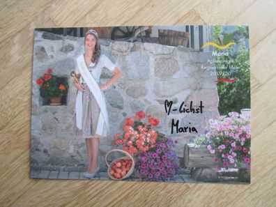 Apfelkönigin Regina delle Mele 2019/2020 Maria - handsigniertes Autogramm!!!!