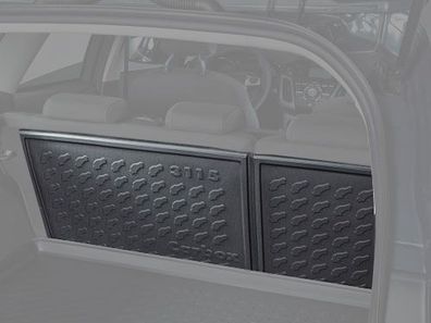 Carbox FORM Kofferraumwanne Zusatzteil Rückbank für Renault Kadjar 08/15-