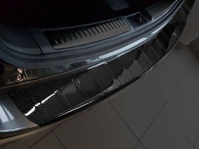 Edelstahl Ladekantenschutz für Mazda 6 Kombi (Carbon)