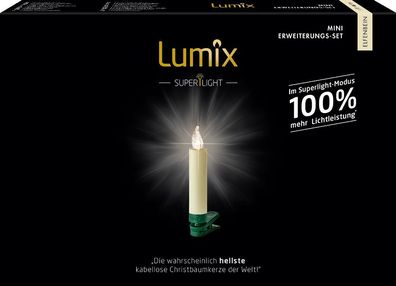 Krinner Lumix Superlight Mini 6er Erweiterungs-Set elfenbein