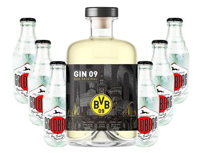 BVB Gin 09 Das Original 0,5l 500ml (43% Vol) + 6xGoldberg Japanese Yuzu Tonic 0