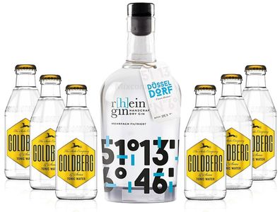 r[h]eingin Handcrafted Dry Gin 0,5l 500ml (46% Vol) + Goldberg Tonic Water 0,2l