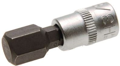 Bit Sechskant SW 3/8" mit Stecknuss 1/4" , für Ratsche , Sechskantbit