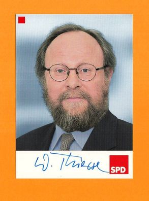 Wolfgang Thierse (deutscher Politiker der SPD) - persönlich signiert