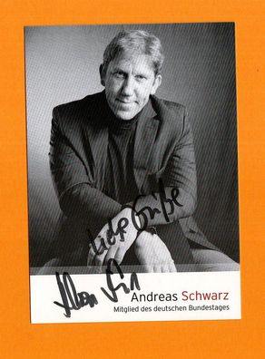 Andreas Schwarz (SPD-Bundestagsabgeordneter) - sig. Autogrammkarte