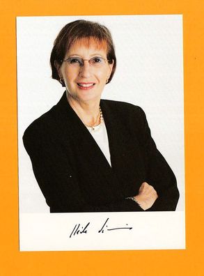 Ex-Ministerpräsidentin Heide Simonis - signierte Autogrammkarte (1)