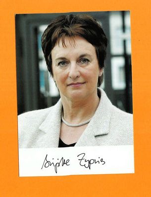 Brigitte Zypris ( Ex-Bundesministerin Justiz ) persönlich signiert (2)