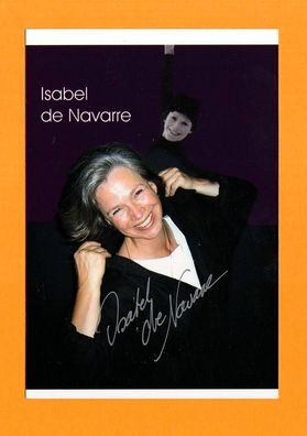Isabel de Navarre (ehem. Eisläuferin ) - persönlich signiert