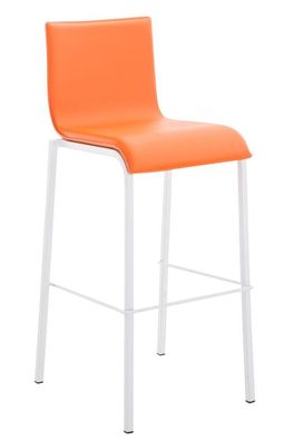 Barhocker Kunstleder orange Barstuhl Stuhl Stühle Tresenmöbel 44855273
