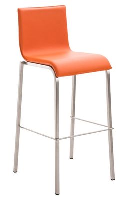 Barhocker Kunstleder orange Barstuhl Stuhl Stühle Tresenmöbel 44855262