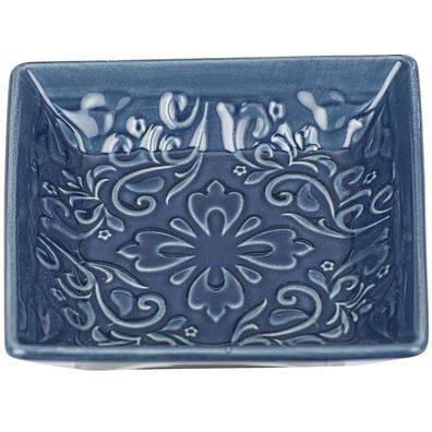 Seifenschale mit rustikalen Mustern, Keramik Badezimmerstand - WENKO