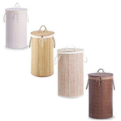 Wäschekorb aus Bambus, 55 Liter, ZELLER