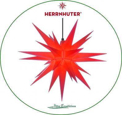 Herrnhuter Stern 68 cm Farbe rot wetterfest Kunststoff für Außen vom Fachhändler
