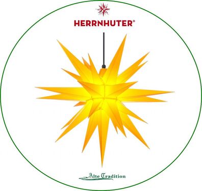 Herrnhuter Stern 68 cm Farbe gelb wetterfest Kunststoff für Außen, vom Fachhändler