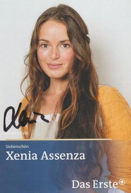 Xenia Assenza Autogramm Das Erste
