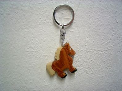 Schlüsselanhänger "Pferd" (Holz) / Keychain "Horse" (Wood)