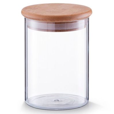 Glasbehälter mit Bambusdeckel, 750ml, ZELLER