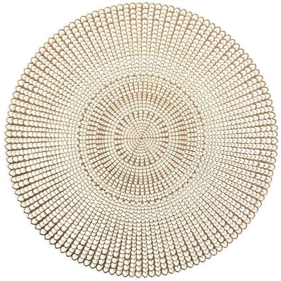 Tischunterlage, dekorative Tischmatte - Gold, Ø 41 cm, ZELLER