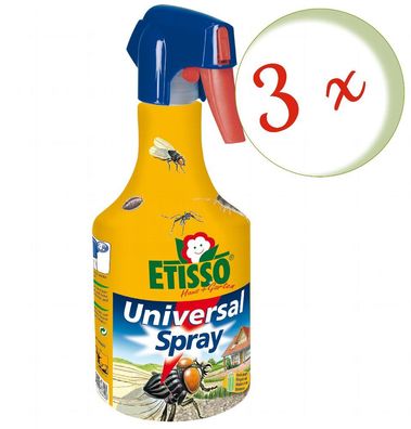 3 x FRUNOL Delicia® Etisso® Universal-Spray, 500 ml - auch gegen Wespen