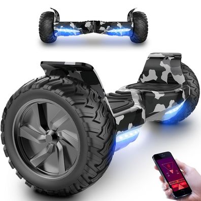 All-Terrain-Hoverboards mit Hoverkart,8,5 Zoll Go-Kart mit Self balancing scooter