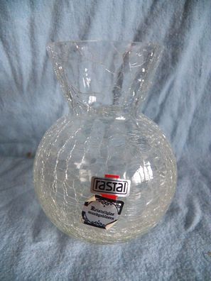 Vase kleine Tischvase Kristallglas mundgeblasen ca. 11,5 cm hoch Rastal