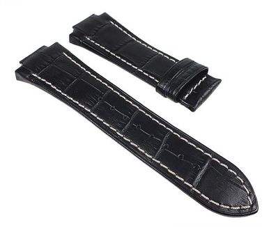 Jaguar Uhrenarmband Leder schwarz - für Faltschließe J625 J620 J626