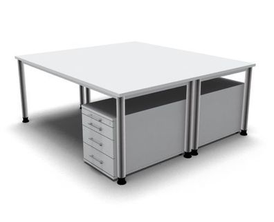 Schreibtischarbeitsplatz H18 Büromöbel Doppelschreibtisch Schreibtisch vh-büromöbel