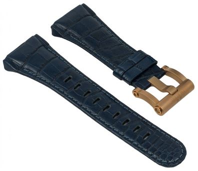 TW STEEL | Uhrenarmband Leder blau für CEO Tech Ø 44mm 28963