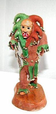 Grusilochzottli aus Lahr Allemannische Fastnacht - Figur 24 cm hoch auf einem Podest