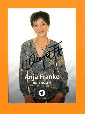 Anja Franke ( Rote Rosen ) - persönlich signiert