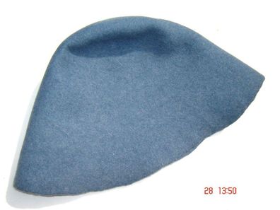 Hutstumpen Wolle Filz Stumpen salzburgblau blaumeliert 110gr Ü 50 Rd 80cm 30-14