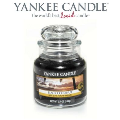 Yankee Candle 104g Black Coconut Glas Small Jar Duftkerze Housewarmer €114,42/ kg