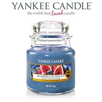 Yankee Candle 104g Mulberry & Fig Delight Glas Small Jar Housewarmer €114,42/ kg