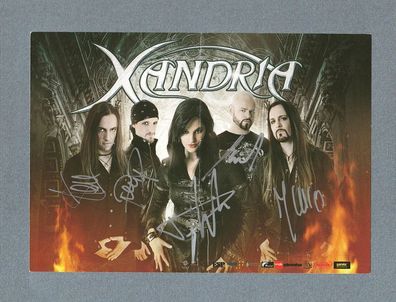 Xandria (Metal-Band - Dark Rock) persönlich signiert
