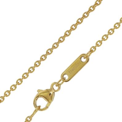 trendor Schmuck Halskette für Kinder 333 Gold Ankerkette 1,5 mm Länge 38/36 cm 35903