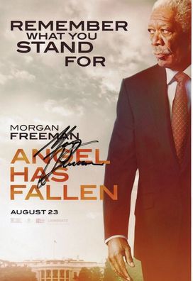 Morgan Freeman Autogramm Großfoto