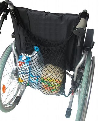 Rollstuhlnetz Rollatornetz Schwarz Einkaufsnetz Netz