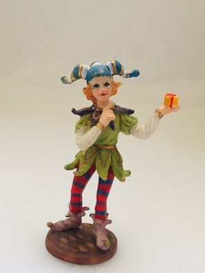 Clown Polystone ca. 10 cm hoch handbemalt Zirkus Modell 2