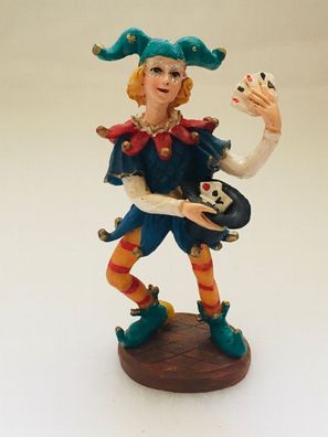 Clown Polystone ca. 10 cm hoch handbemalt Zirkus Modell 7