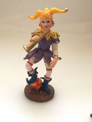 Clown Polystone ca. 10 cm hoch handbemalt Zirkus Modell 8