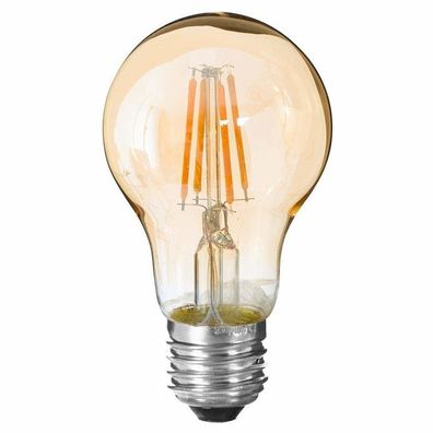 LED-Glühbirne, A60, 4 W, bernsteinfarben