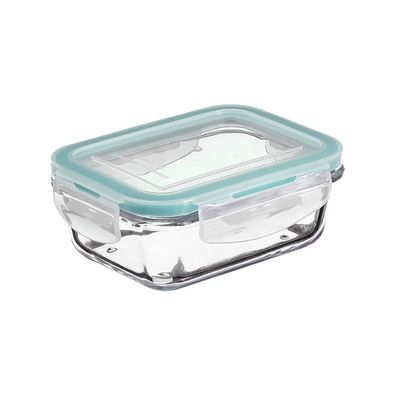 Lebensmittelbehälter, Lunchbox, Glas mit Deckel, Fassungsvermögen 0,54 l